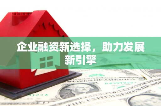溧阳企业融资新选择，助力发展新引擎