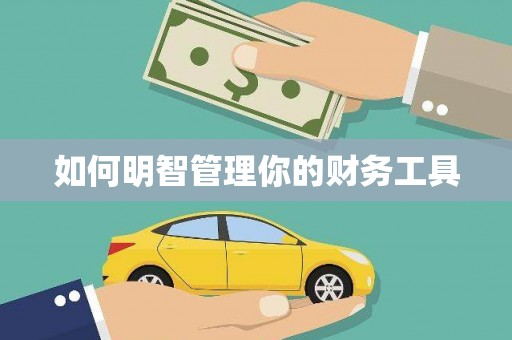 溧阳如何明智管理你的财务工具