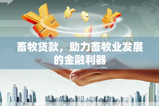 溧阳畜牧贷款，助力畜牧业发展的金融利器
