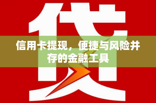 溧阳信用卡提现，便捷与风险并存的金融工具