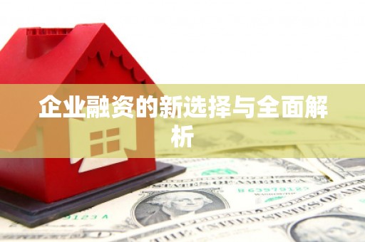 溧阳企业融资的新选择与全面解析